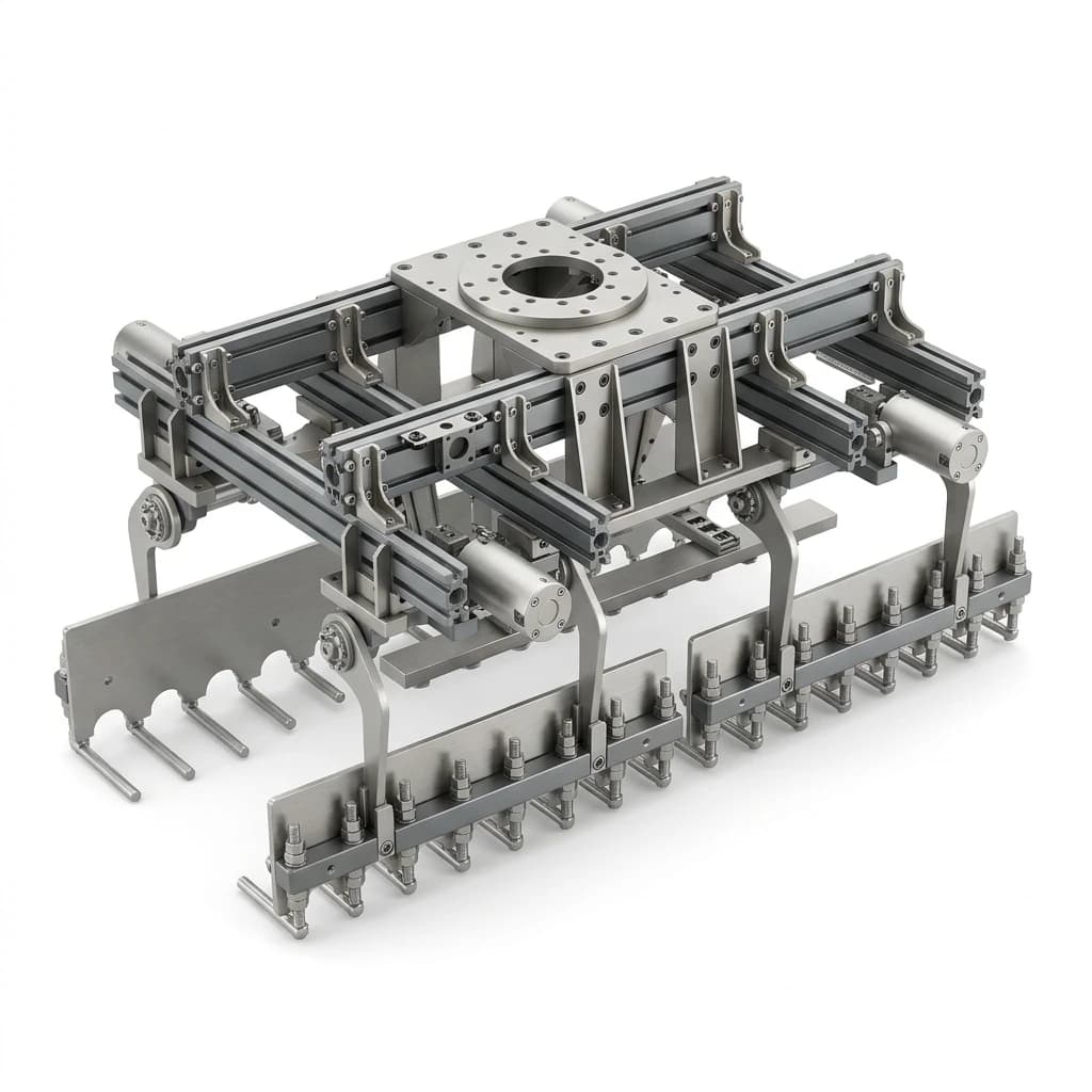 ABB ISO 9409-1 standard flange pneumatic permanent magnetic end effector