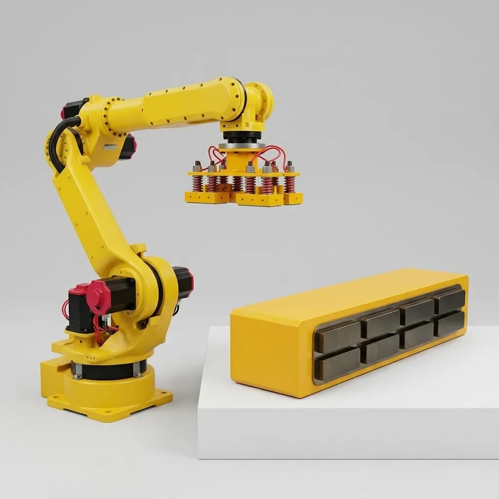 Robot magnetic gripper for stamping press feeding review