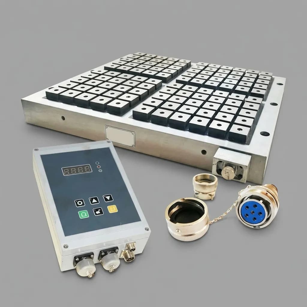 Control hardware prepared for magnetic gripper validation checks