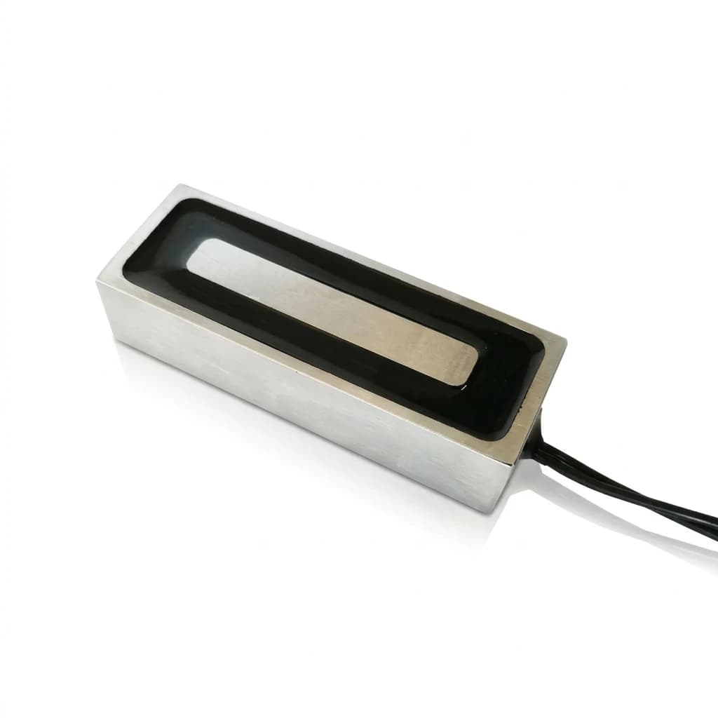 Rectangular electromagnetic gripper with precision resin potting and high flux magnetic pole